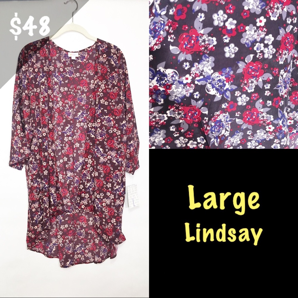 NWT LuLaRoe Large Lindsay Floral